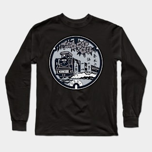 Yamaguchi City Manhole Cover Art Alternative Color Long Sleeve T-Shirt